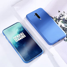 Coque Ultra Fine Silicone Souple 360 Degres Housse Etui S03 pour OnePlus 7T Pro 5G Bleu