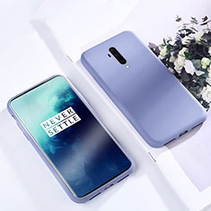 Coque Ultra Fine Silicone Souple 360 Degres Housse Etui S03 pour OnePlus 7T Pro Bleu Ciel