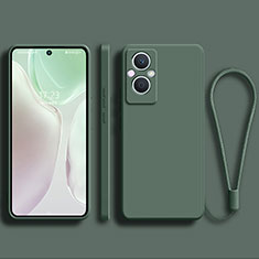 Coque Ultra Fine Silicone Souple 360 Degres Housse Etui S03 pour Oppo A96 5G Vert Nuit