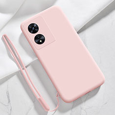 Coque Ultra Fine Silicone Souple 360 Degres Housse Etui S03 pour Oppo A97 5G Rose