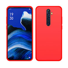 Coque Ultra Fine Silicone Souple 360 Degres Housse Etui S03 pour Oppo Reno2 Z Rouge