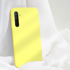 Coque Ultra Fine Silicone Souple 360 Degres Housse Etui S03 pour Realme XT Jaune