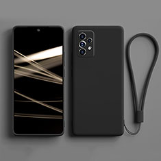 Coque Ultra Fine Silicone Souple 360 Degres Housse Etui S03 pour Samsung Galaxy A52 4G Noir