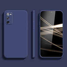 Coque Ultra Fine Silicone Souple 360 Degres Housse Etui S03 pour Samsung Galaxy S20 Lite 5G Bleu