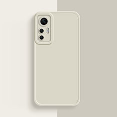 Coque Ultra Fine Silicone Souple 360 Degres Housse Etui S03 pour Xiaomi Mi 12 5G Blanc