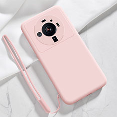 Coque Ultra Fine Silicone Souple 360 Degres Housse Etui S03 pour Xiaomi Mi 12 Ultra 5G Rose