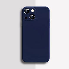 Coque Ultra Fine Silicone Souple 360 Degres Housse Etui S04 pour Apple iPhone 14 Plus Bleu