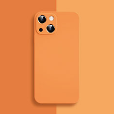 Coque Ultra Fine Silicone Souple 360 Degres Housse Etui S04 pour Apple iPhone 14 Plus Orange