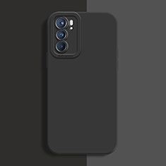 Coque Ultra Fine Silicone Souple 360 Degres Housse Etui S04 pour Oppo Reno6 Pro 5G India Noir