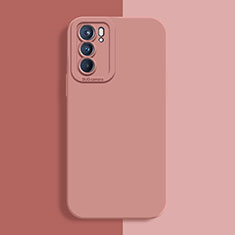 Coque Ultra Fine Silicone Souple 360 Degres Housse Etui S04 pour Oppo Reno6 Pro 5G India Rose