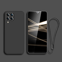 Coque Ultra Fine Silicone Souple 360 Degres Housse Etui S04 pour Samsung Galaxy A12 5G Noir