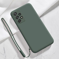 Coque Ultra Fine Silicone Souple 360 Degres Housse Etui S04 pour Samsung Galaxy A53 5G Vert