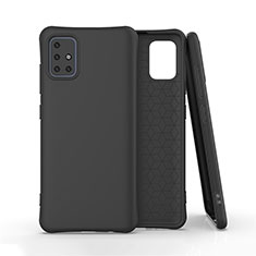 Coque Ultra Fine Silicone Souple 360 Degres Housse Etui S04 pour Samsung Galaxy M40S Noir