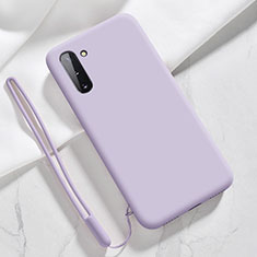 Coque Ultra Fine Silicone Souple 360 Degres Housse Etui S04 pour Samsung Galaxy Note 10 5G Violet Clair