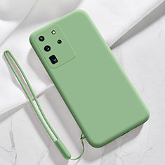 Coque Ultra Fine Silicone Souple 360 Degres Housse Etui S04 pour Samsung Galaxy S20 Ultra 5G Pastel Vert