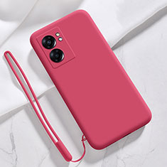 Coque Ultra Fine Silicone Souple 360 Degres Housse Etui S05 pour Oppo K10 5G India Rouge