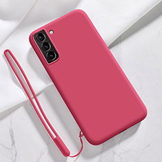 Coque Ultra Fine Silicone Souple 360 Degres Housse Etui S05 pour Samsung Galaxy S22 5G Rouge