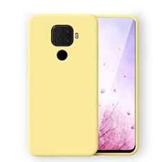 Coque Ultra Fine Silicone Souple 360 Degres Housse Etui S06 pour Huawei Nova 5i Pro Jaune