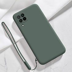 Coque Ultra Fine Silicone Souple 360 Degres Housse Etui S06 pour Samsung Galaxy A12 Vert Nuit