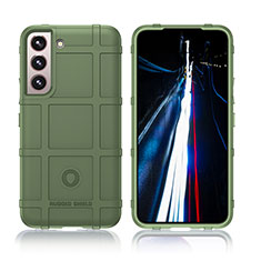 Coque Ultra Fine Silicone Souple 360 Degres Housse Etui S07 pour Samsung Galaxy S21 Plus 5G Vert