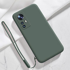 Coque Ultra Fine Silicone Souple 360 Degres Housse Etui S07 pour Xiaomi Mi 12S Pro 5G Vert