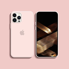 Coque Ultra Fine Silicone Souple 360 Degres Housse Etui S08 pour Apple iPhone 14 Pro Max Rose