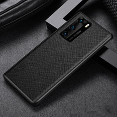 Coque Ultra Fine Silicone Souple 360 Degres Housse Etui S08 pour Huawei P40 Noir