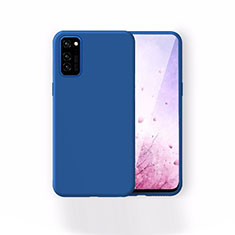 Coque Ultra Fine Silicone Souple 360 Degres Housse Etui T01 pour Huawei Honor V30 5G Bleu