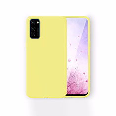 Coque Ultra Fine Silicone Souple 360 Degres Housse Etui T01 pour Huawei Honor V30 5G Jaune