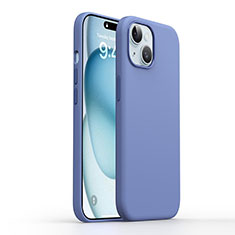 Coque Ultra Fine Silicone Souple 360 Degres Housse Etui YK1 pour Apple iPhone 14 Plus Bleu