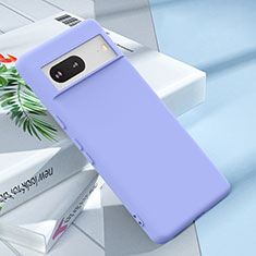 Coque Ultra Fine Silicone Souple 360 Degres Housse Etui YK1 pour Google Pixel 7 5G Violet Clair