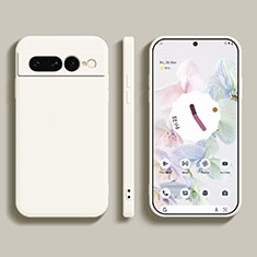 Coque Ultra Fine Silicone Souple 360 Degres Housse Etui YK1 pour Google Pixel 7 Pro 5G Blanc