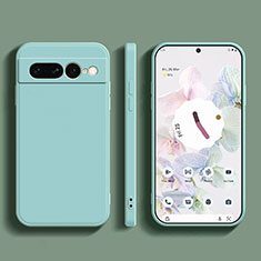 Coque Ultra Fine Silicone Souple 360 Degres Housse Etui YK1 pour Google Pixel 7 Pro 5G Bleu Clair