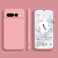 Coque Ultra Fine Silicone Souple 360 Degres Housse Etui YK1 pour Google Pixel 7 Pro 5G Rose