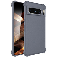 Coque Ultra Fine Silicone Souple 360 Degres Housse Etui YK1 pour Google Pixel 8 Pro 5G Gris