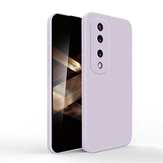 Coque Ultra Fine Silicone Souple 360 Degres Housse Etui YK1 pour Huawei Honor X7b Violet Clair