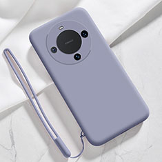 Coque Ultra Fine Silicone Souple 360 Degres Housse Etui YK1 pour Huawei Mate 60 Pro+ Plus Gris Lavende