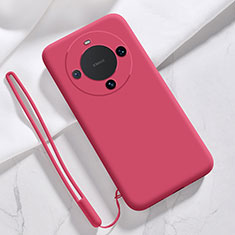 Coque Ultra Fine Silicone Souple 360 Degres Housse Etui YK1 pour Huawei Mate 60 Pro+ Plus Rouge