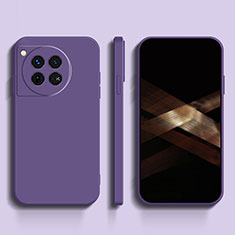 Coque Ultra Fine Silicone Souple 360 Degres Housse Etui YK1 pour OnePlus 12R 5G Violet