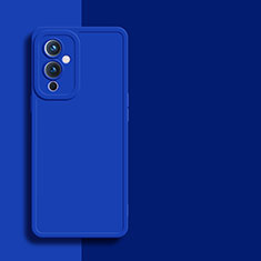 Coque Ultra Fine Silicone Souple 360 Degres Housse Etui YK1 pour OnePlus 9 5G Bleu