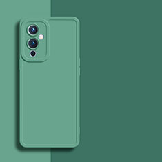 Coque Ultra Fine Silicone Souple 360 Degres Housse Etui YK1 pour OnePlus 9 5G Pastel Vert