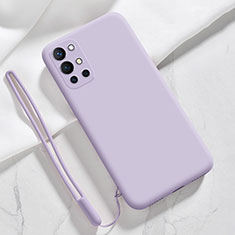 Coque Ultra Fine Silicone Souple 360 Degres Housse Etui YK1 pour OnePlus 9R 5G Violet Clair