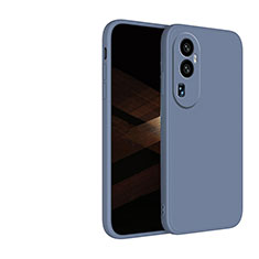 Coque Ultra Fine Silicone Souple 360 Degres Housse Etui YK1 pour Oppo Reno10 Pro+ Plus 5G Gris Lavende