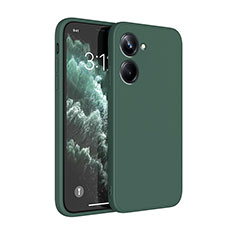 Coque Ultra Fine Silicone Souple 360 Degres Housse Etui YK1 pour Realme 10 Pro 5G Vert Nuit