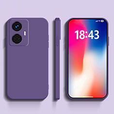 Coque Ultra Fine Silicone Souple 360 Degres Housse Etui YK1 pour Realme 10 Pro+ Plus 5G Violet