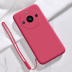 Coque Ultra Fine Silicone Souple 360 Degres Housse Etui YK1 pour Realme 11 Pro 5G Rouge