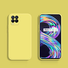 Coque Ultra Fine Silicone Souple 360 Degres Housse Etui YK1 pour Realme 8 Pro Jaune