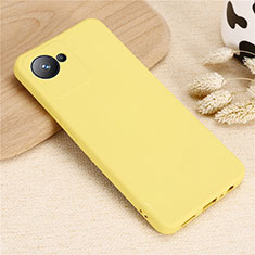 Coque Ultra Fine Silicone Souple 360 Degres Housse Etui YK1 pour Realme C30 Jaune