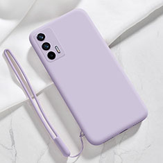 Coque Ultra Fine Silicone Souple 360 Degres Housse Etui YK1 pour Realme GT Neo 2T 5G Violet Clair