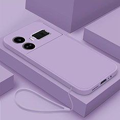 Coque Ultra Fine Silicone Souple 360 Degres Housse Etui YK1 pour Realme GT Neo5 5G Violet Clair